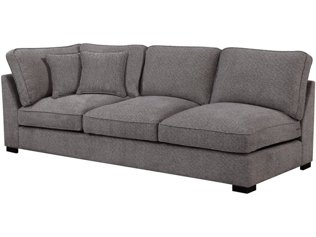 Lsf Corner Sofa W / 2 Pillows-Dark Grey