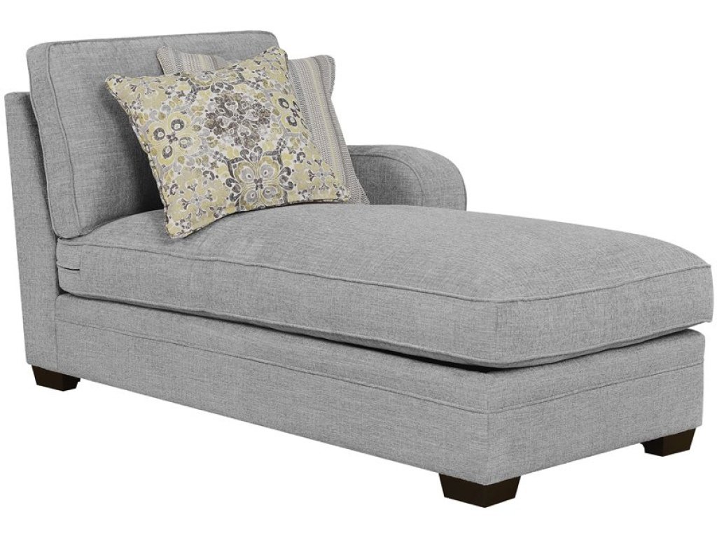 Rsf Chaise W / 2 Pillows-Light Grey