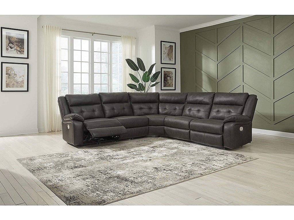 Mackie Pike 5-Piece Power Reclining Sectional