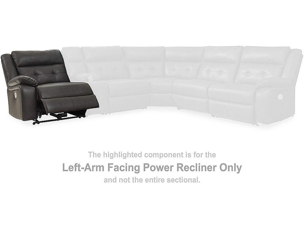 Mackie Pike Left-Arm Facing Power Recliner