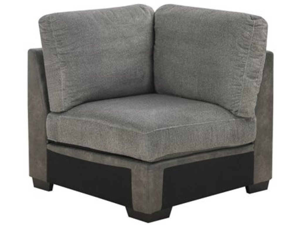 Corner Chair W / 3 Pillows-Grey