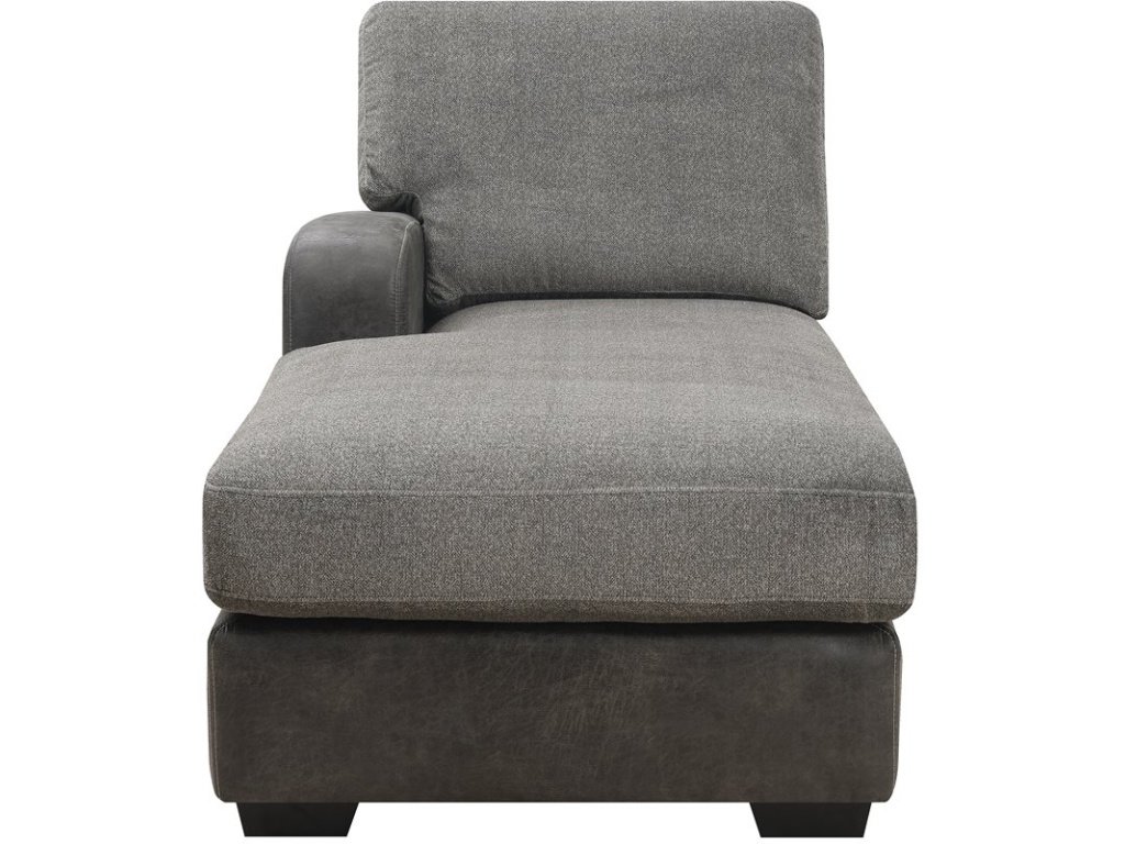 Lsf Chaise W / 3 Pillows-Grey