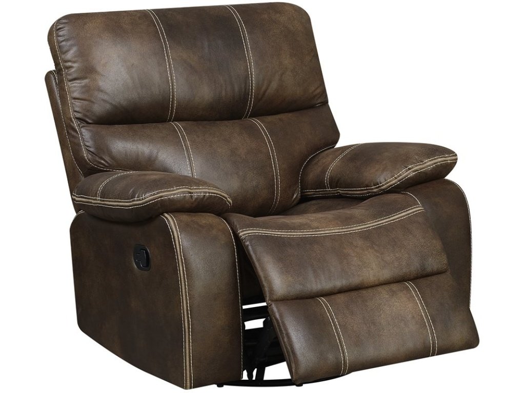 Swivel Glider Recliner-Brown