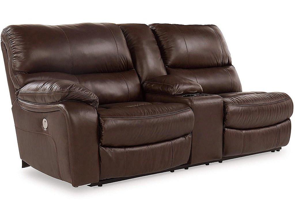 Family Circle Left-Arm Facing Power Reclining Loveseat with Console