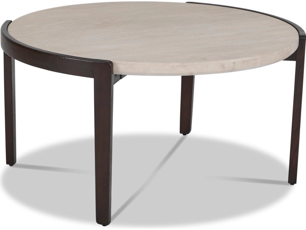 Palette Brown Round Coffee Table