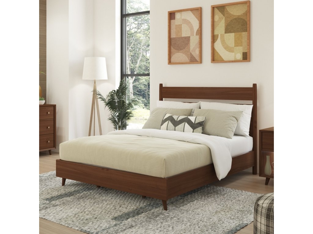 Ludwig Brown Queen Panel Bed