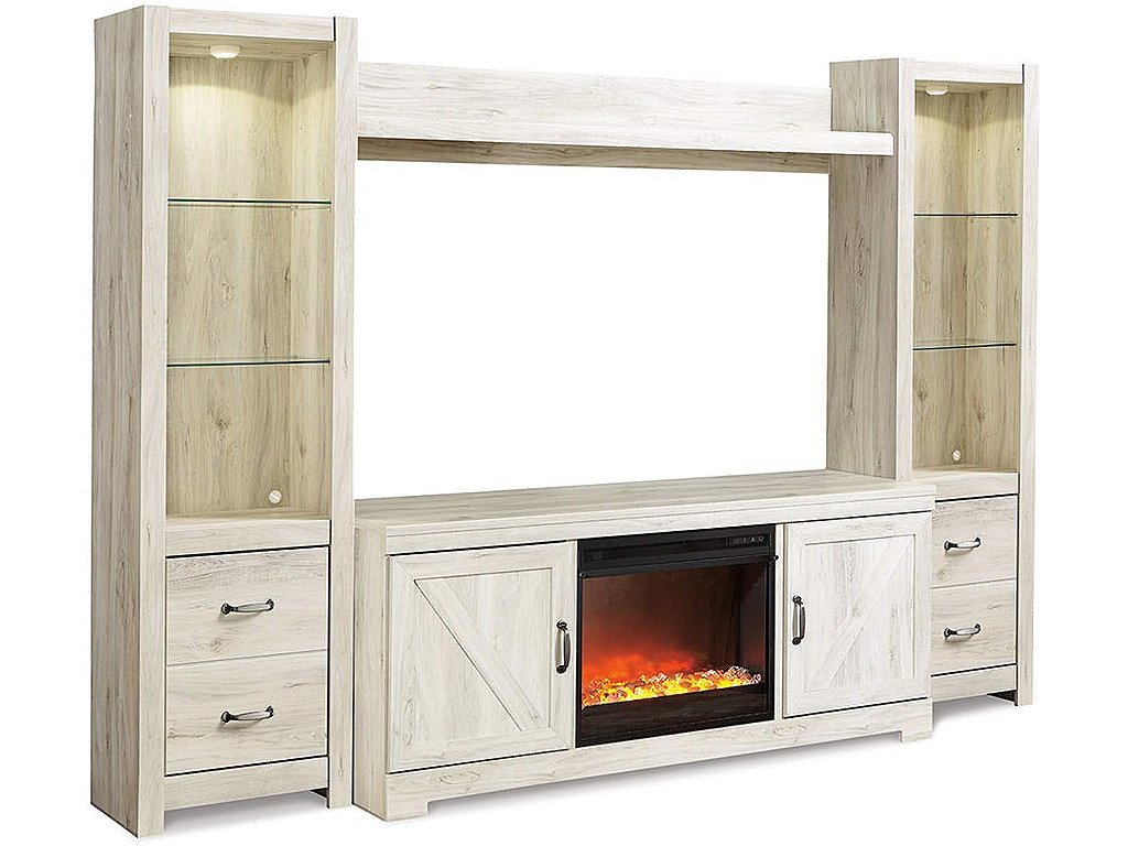 Bellaby 4-Piece Entertainment Center with Fireplace