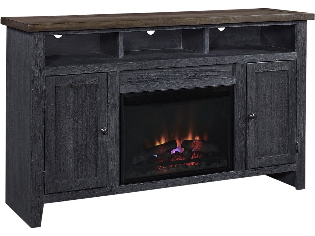 65" Fireplace Console W/ 2 Doors