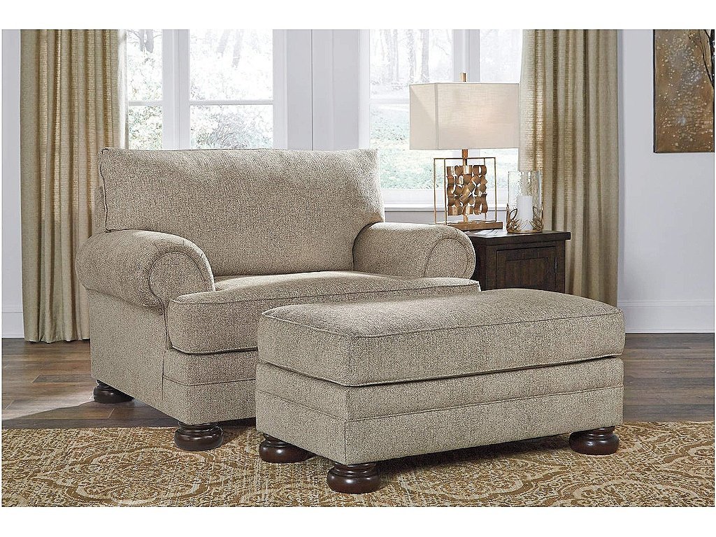 Kananwood Chair and Ottoman