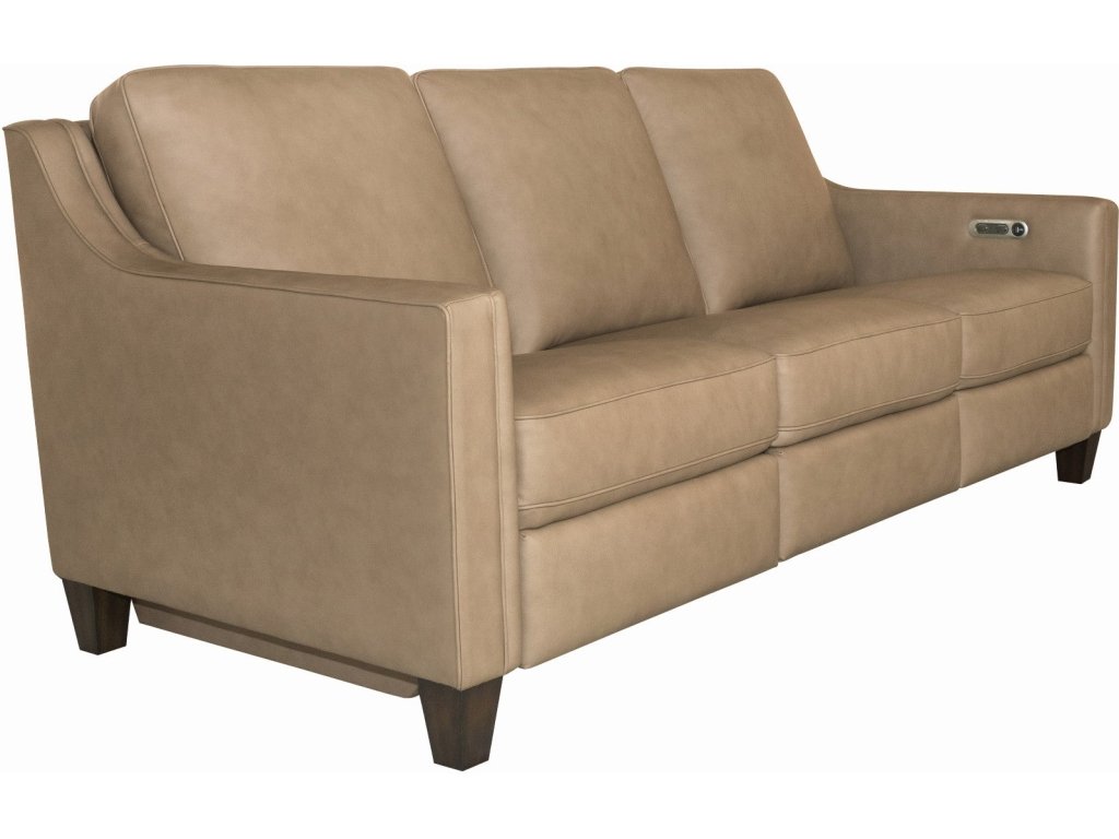 Finley Leather Power Inclining Sofa