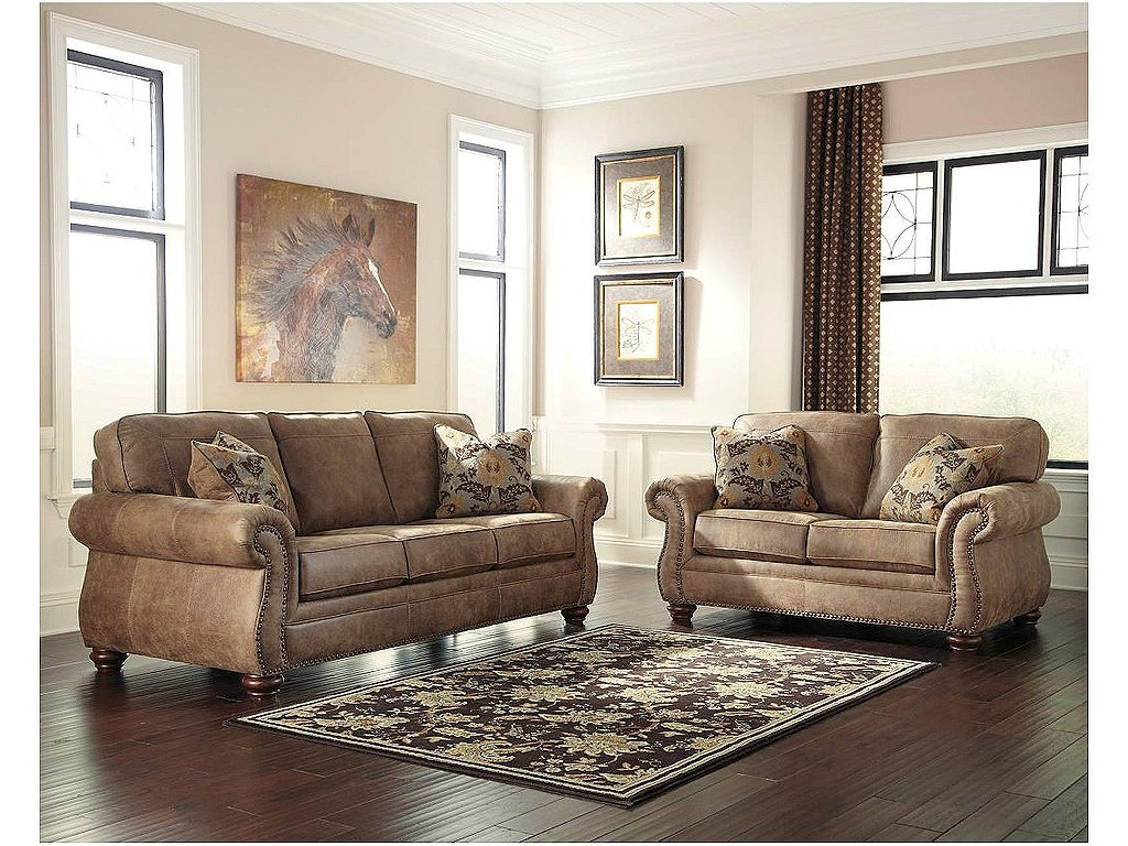 Larkinhurst Sofa and Loveseat