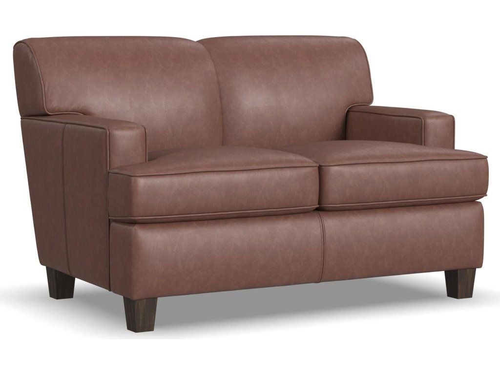 Dempsey Leather Loveseat