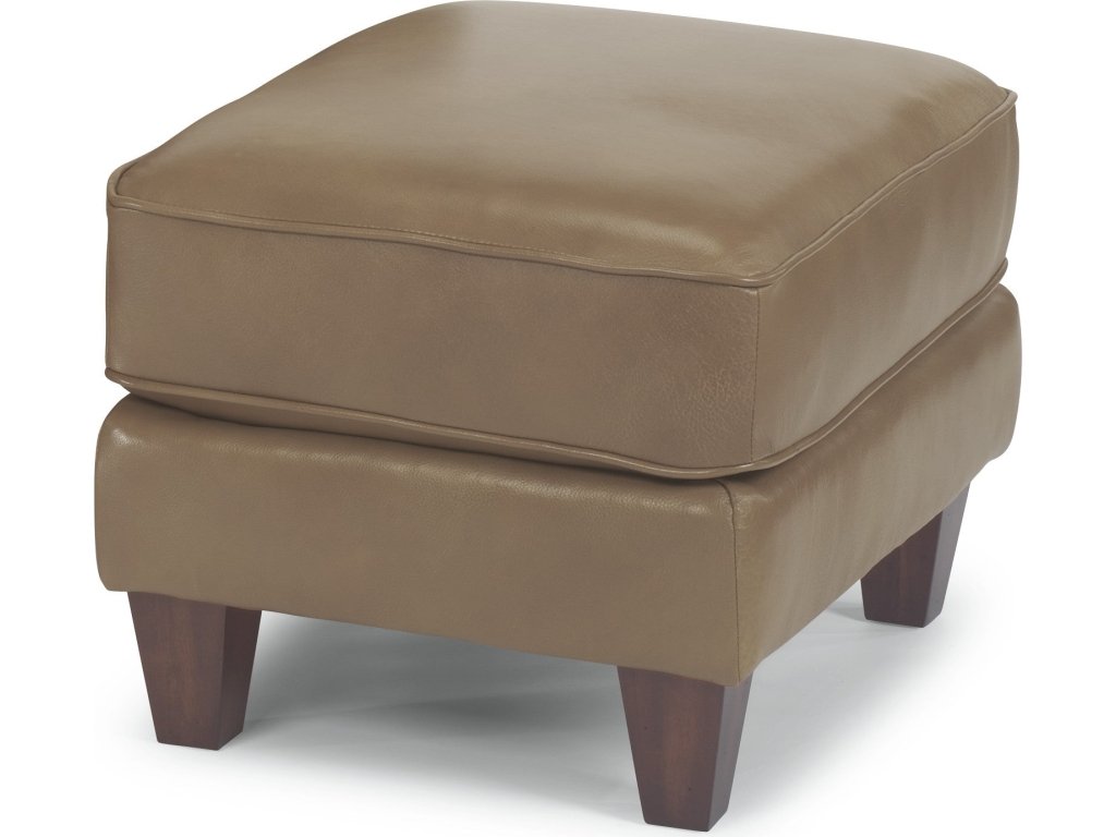 Westside Leather Ottoman