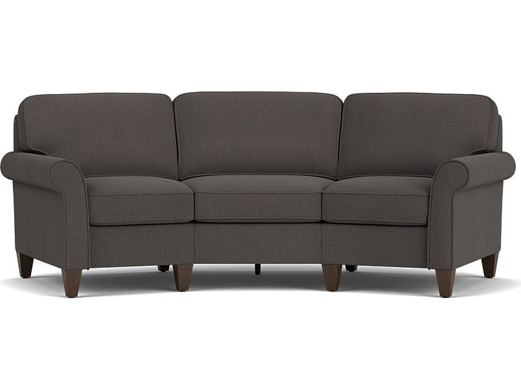 Westside Leather Conversation Sofa