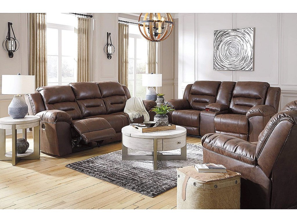 Stoneland Power Reclining Sofa, Loveseat and Recliner