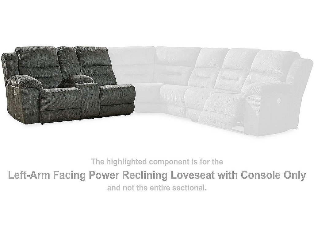 Nettington Left-Arm Facing Power Reclining Loveseat with Console