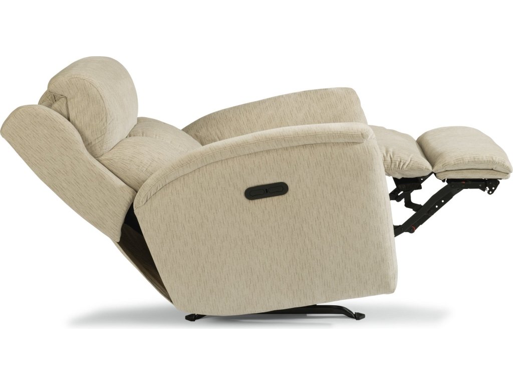 Luna Fabric Power Recliner with Power Headrest