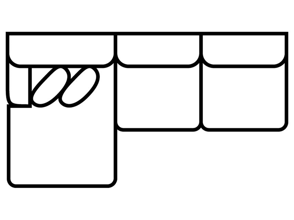 LSF 1 Arm Sofa Chaise