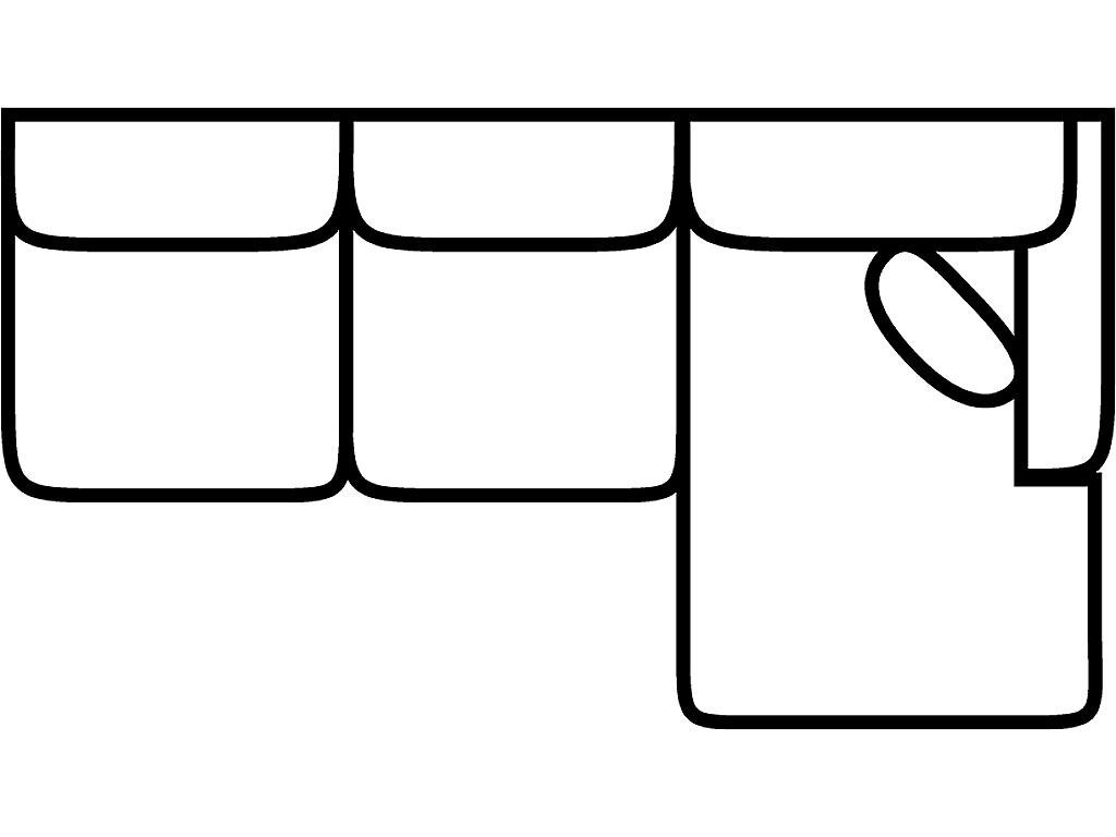 RSF 1 Arm Sofa Chaise