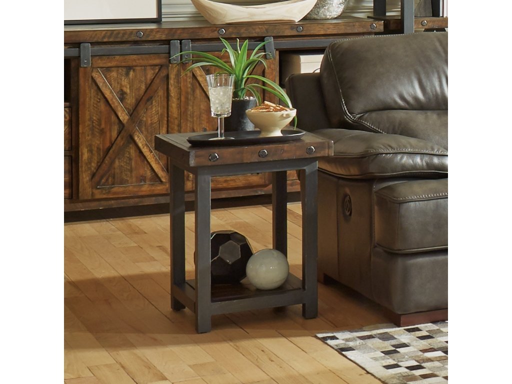 Carpenter Brown Chairside Table