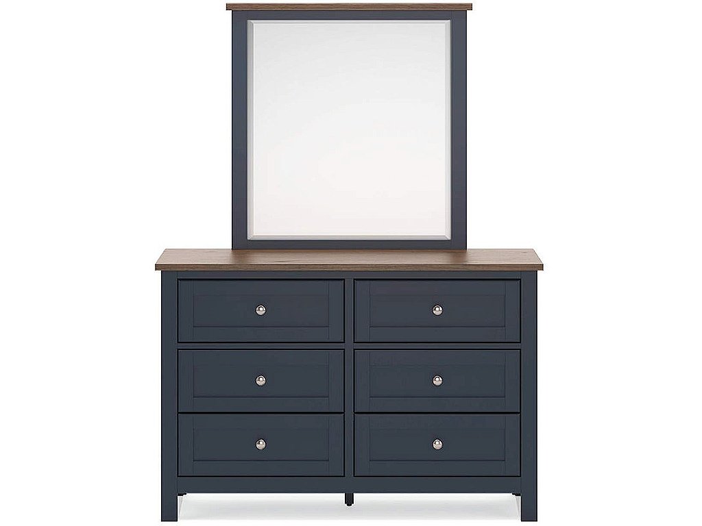 Landocken Twin Panel Bed, Dresser and Mirror