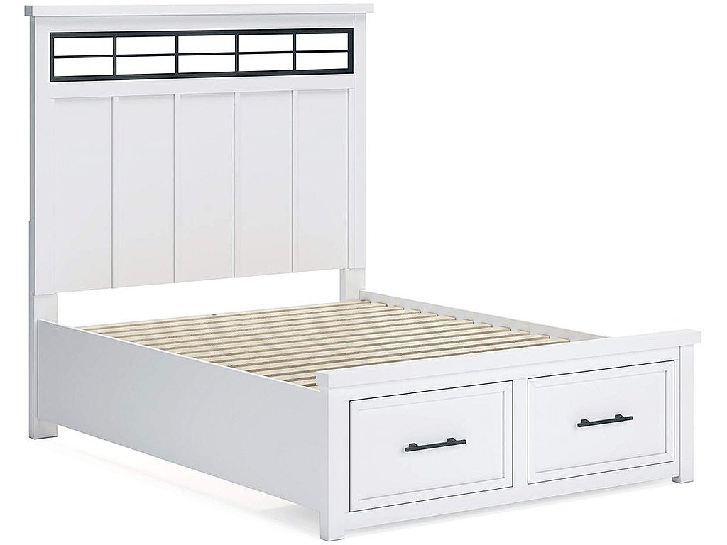 Ashbryn Queen Panel Storage Bed