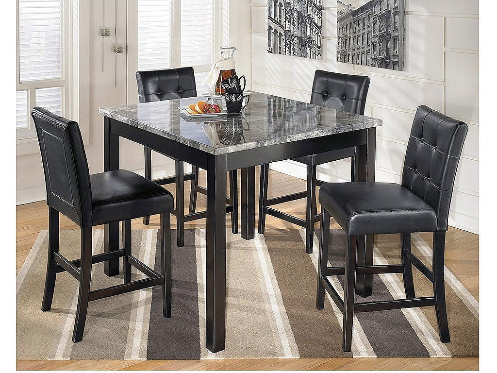 Maysville Counter Height Dining Table and Bar Stools (Set of 5)