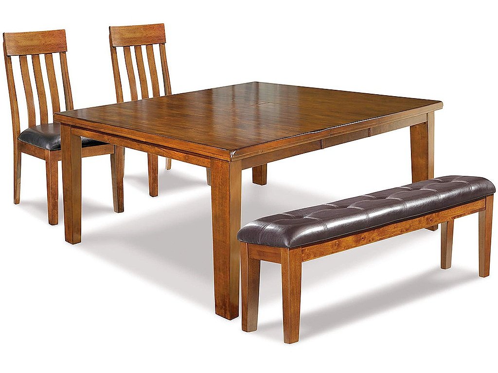 Ralene Dining Table and 2 Chairs and Bench