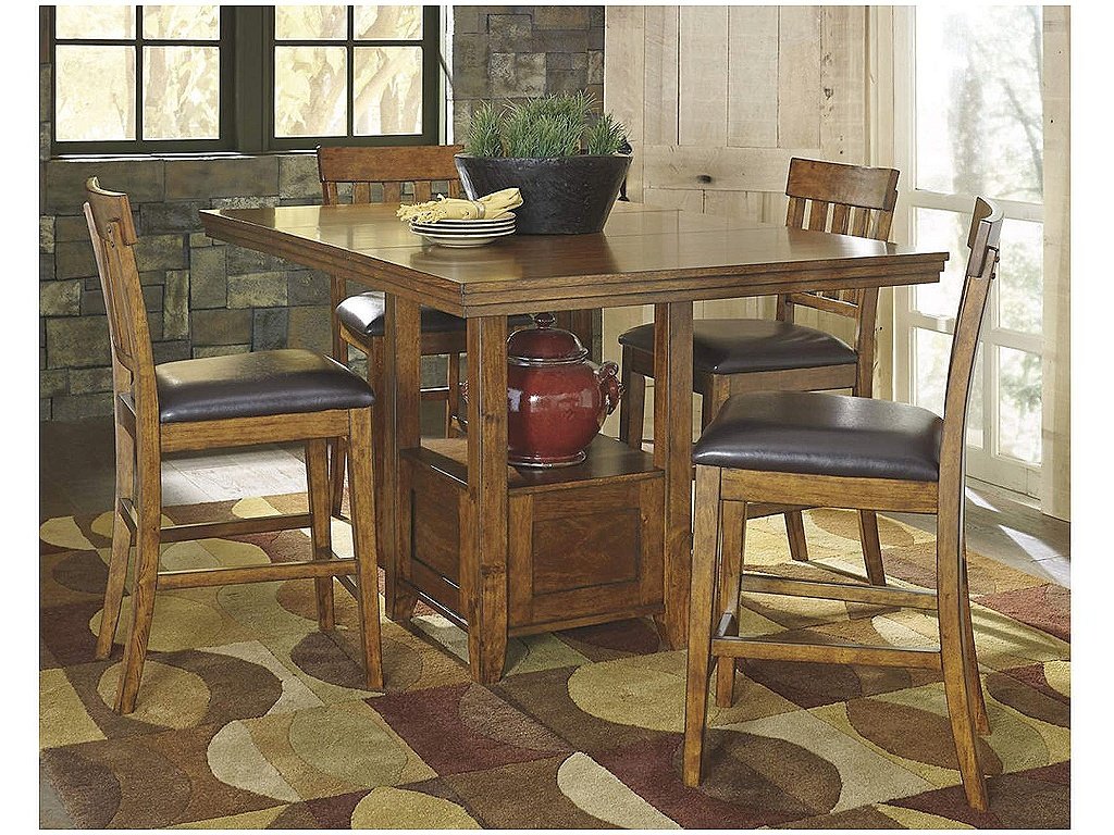 Ralene Counter Height Dining Table and 6 Barstools