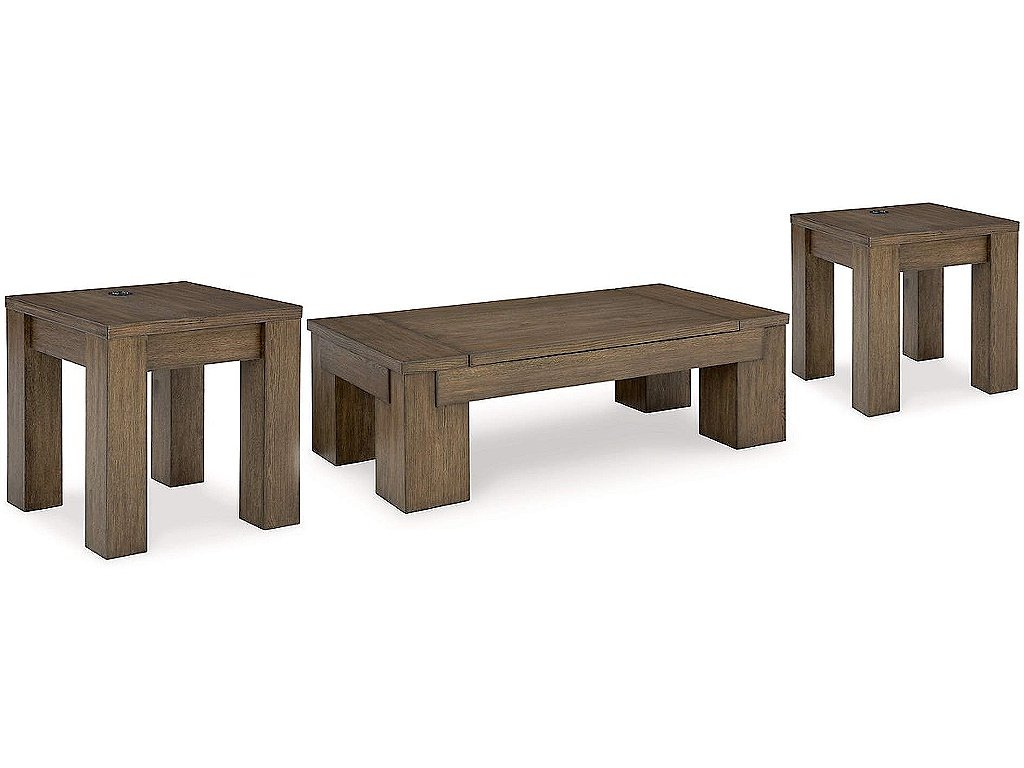 Rosswain Lift-top Coffee Table and 2 End Tables