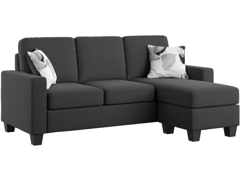 Chofa W / 2 Pillows - Black