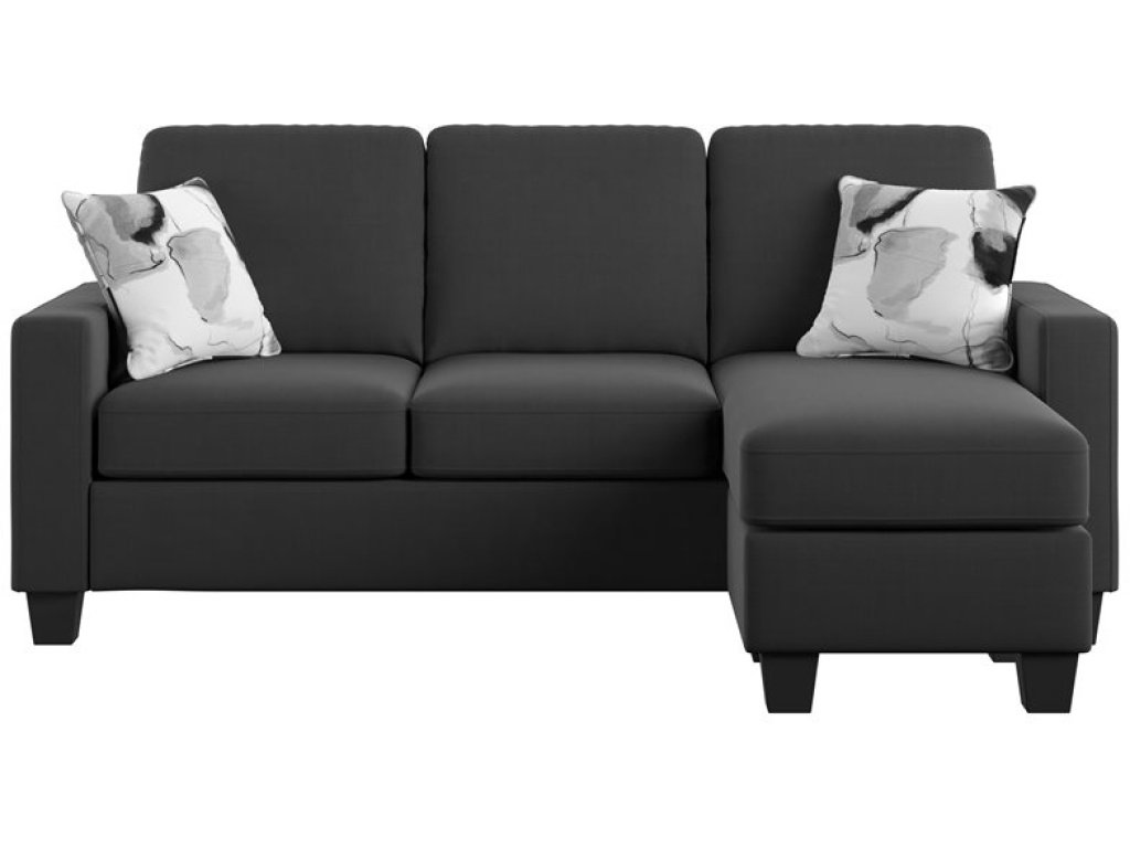 Chofa W / 2 Pillows - Black