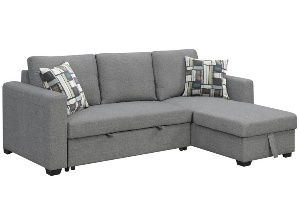 Langley-2Pc Chofa-W / 2 Pillows-Grey
