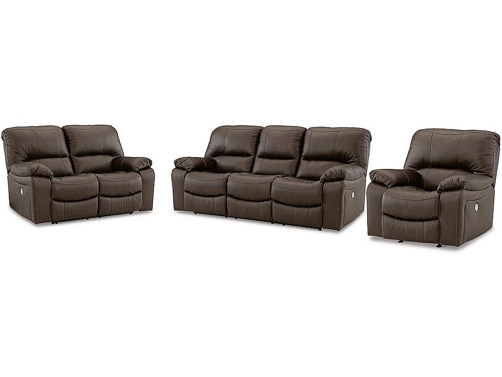 Leesworth Power Reclining Sofa, Loveseat and Recliner