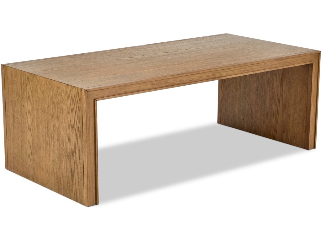 Waterfall Brown Rectangular Coffee Table