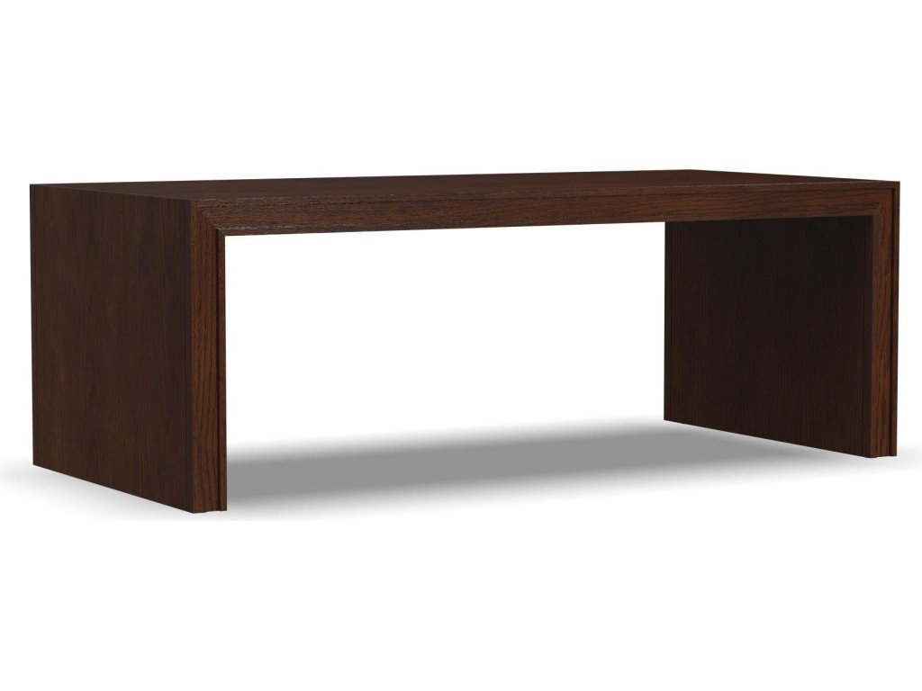 Waterfall Brown Rectangular Coffee Table
