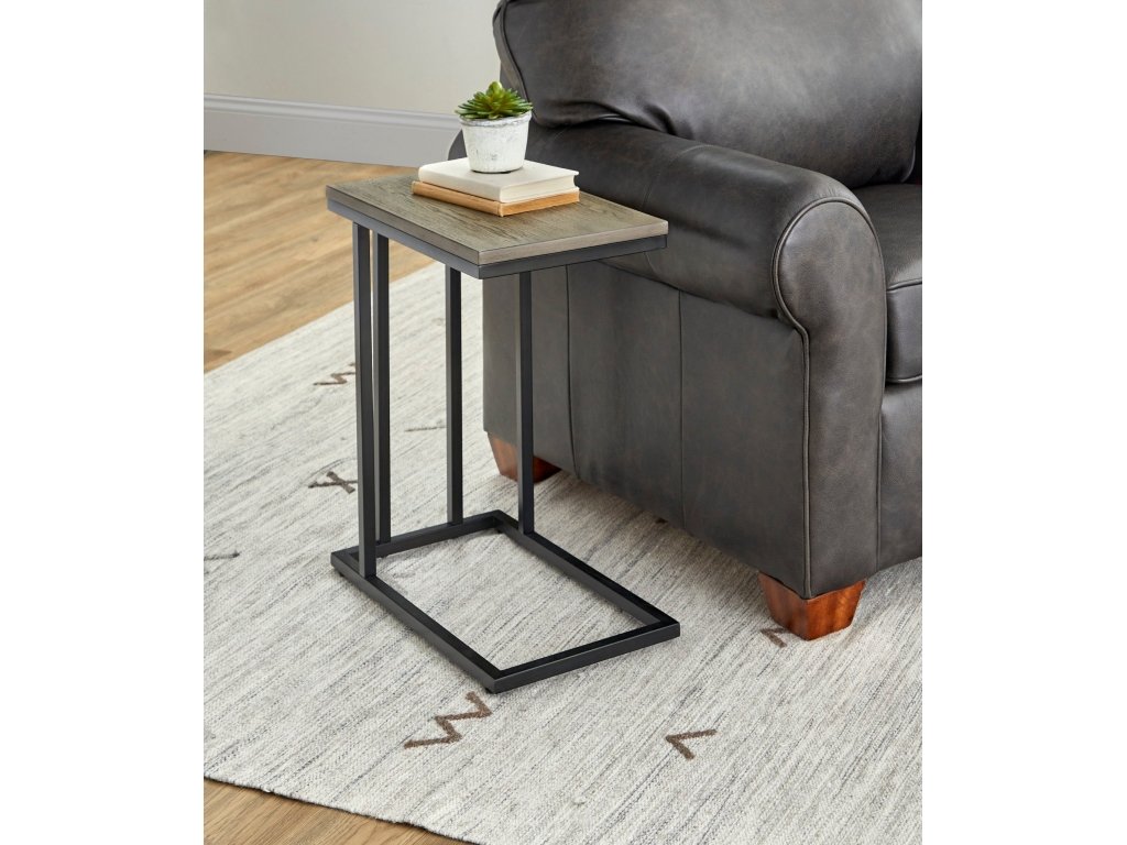 Melody White Accent Table