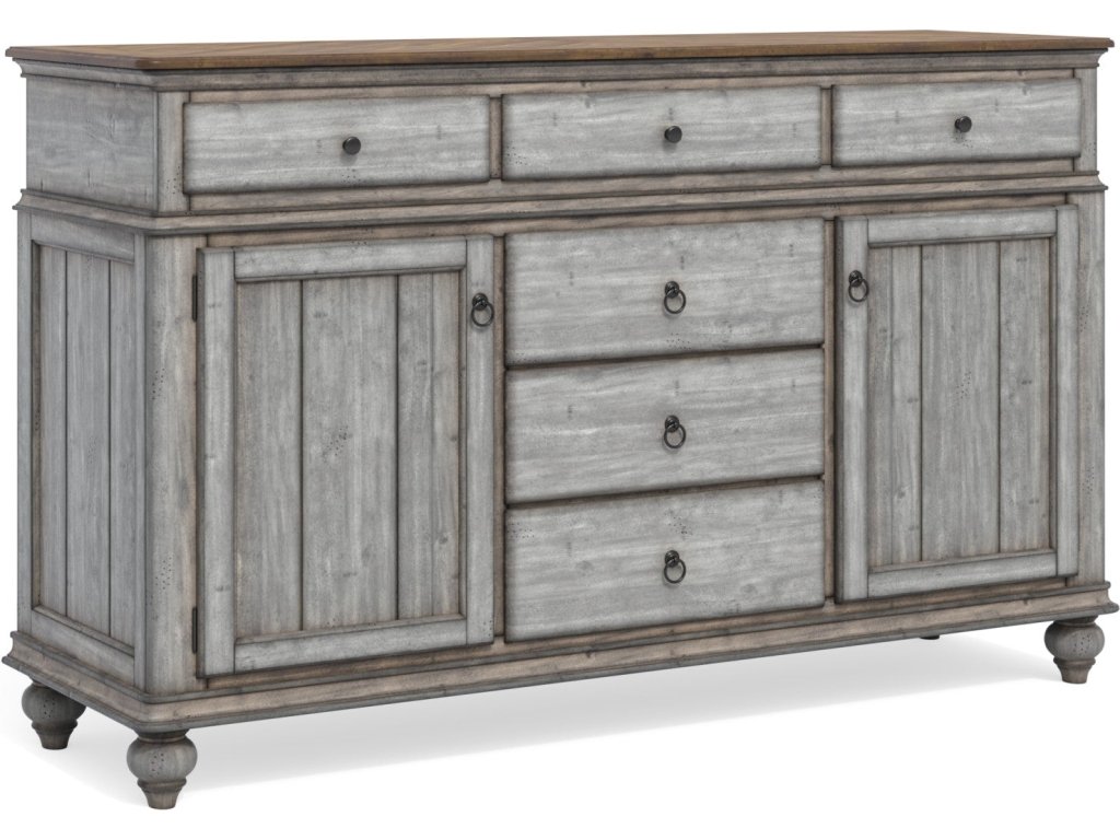 Plymouth Gray Buffet