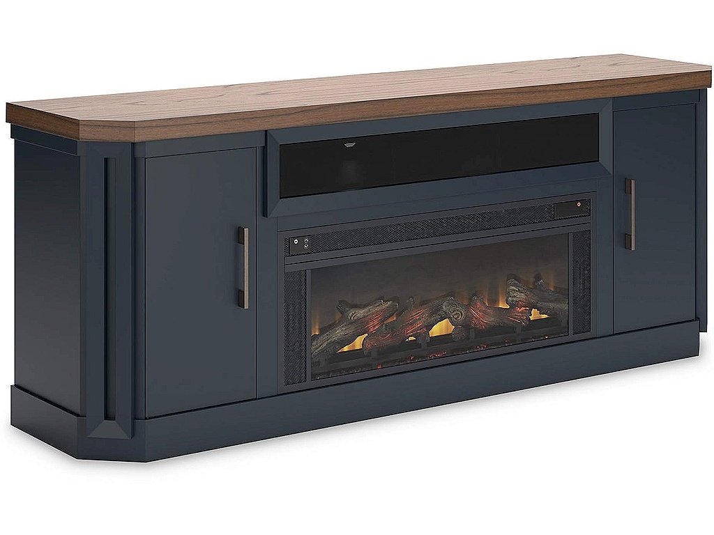 Landocken 83" TV Stand with Electric Fireplace